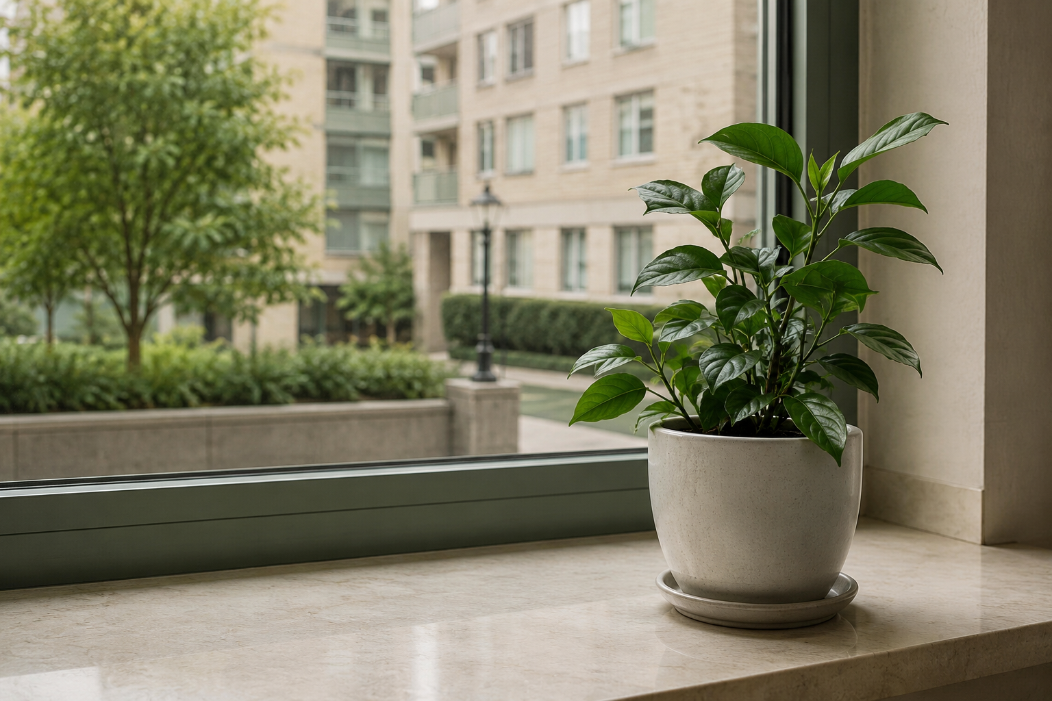 indoor plant on window sill all property consulting